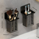 Organizador de Pared para Baño – Portacepillos, Pasta Dental y Accesorios, Sin Perforaciones