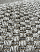 Alfombra de sisal belga gris NalaBoho (todos los tamaños)