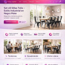 Set x6 Negro Mate